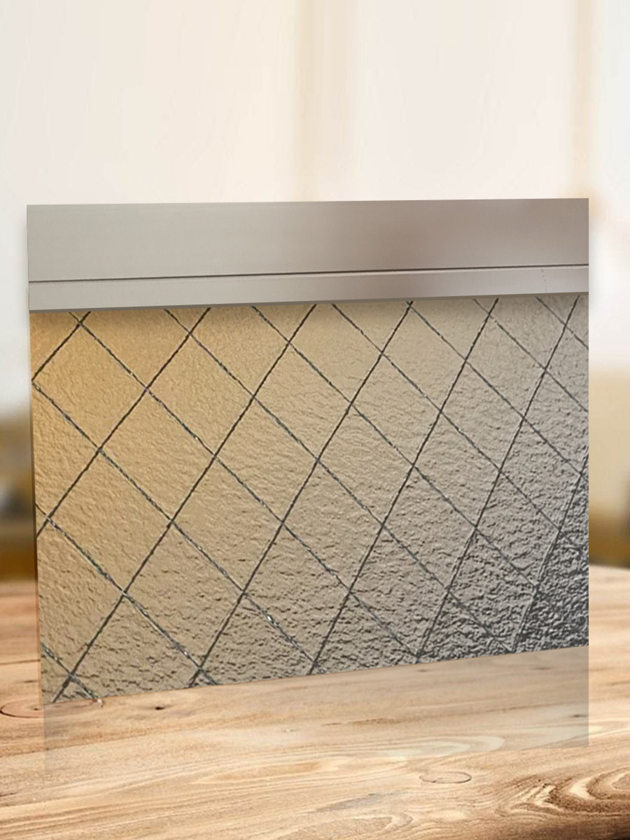 玻璃擋煙垂壁（bì）(香梨磨（mó）砂（shā）麵)