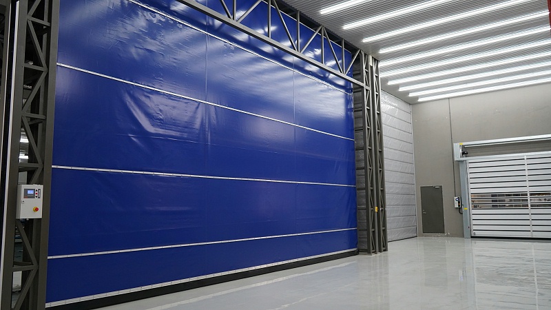 噴砂車（chē）間柔性大門