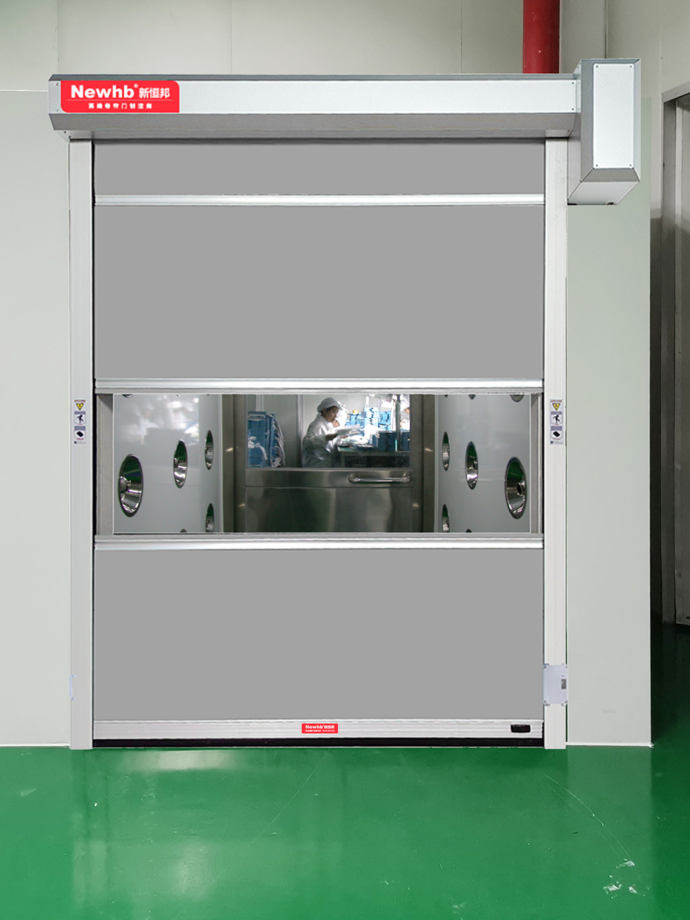 快（kuài）速卷簾門風淋室（shì）