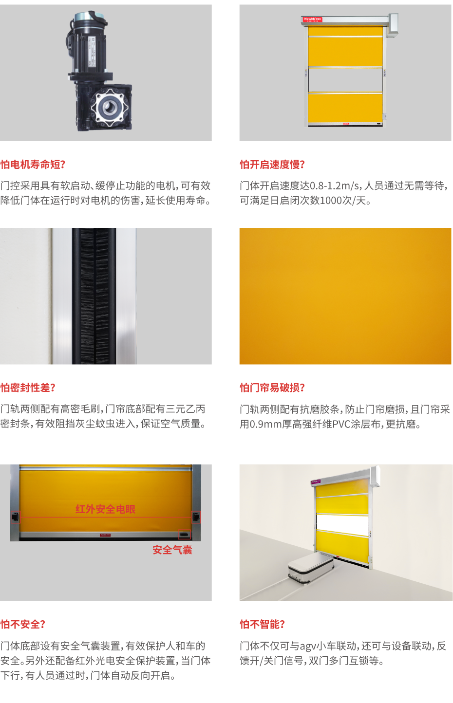 快速卷簾（lián）門特性